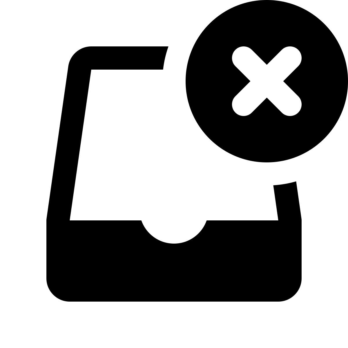 ios 17 glyph style 받은 편지함에서 제거 icon