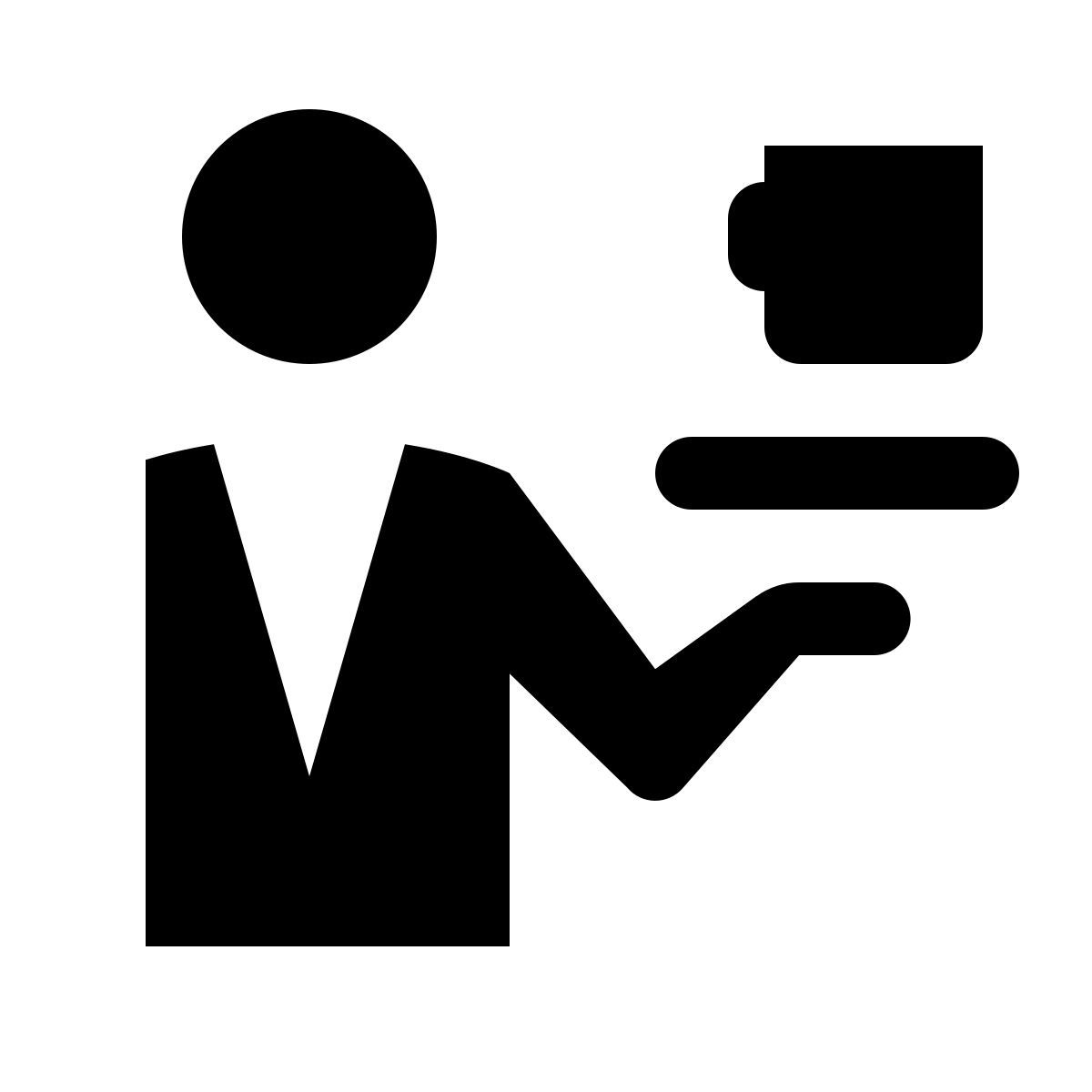 ios 17 glyph style 餐厅服务员 icon