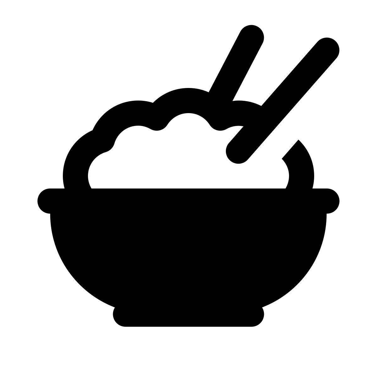 ios 17 glyph style rice bowl icon