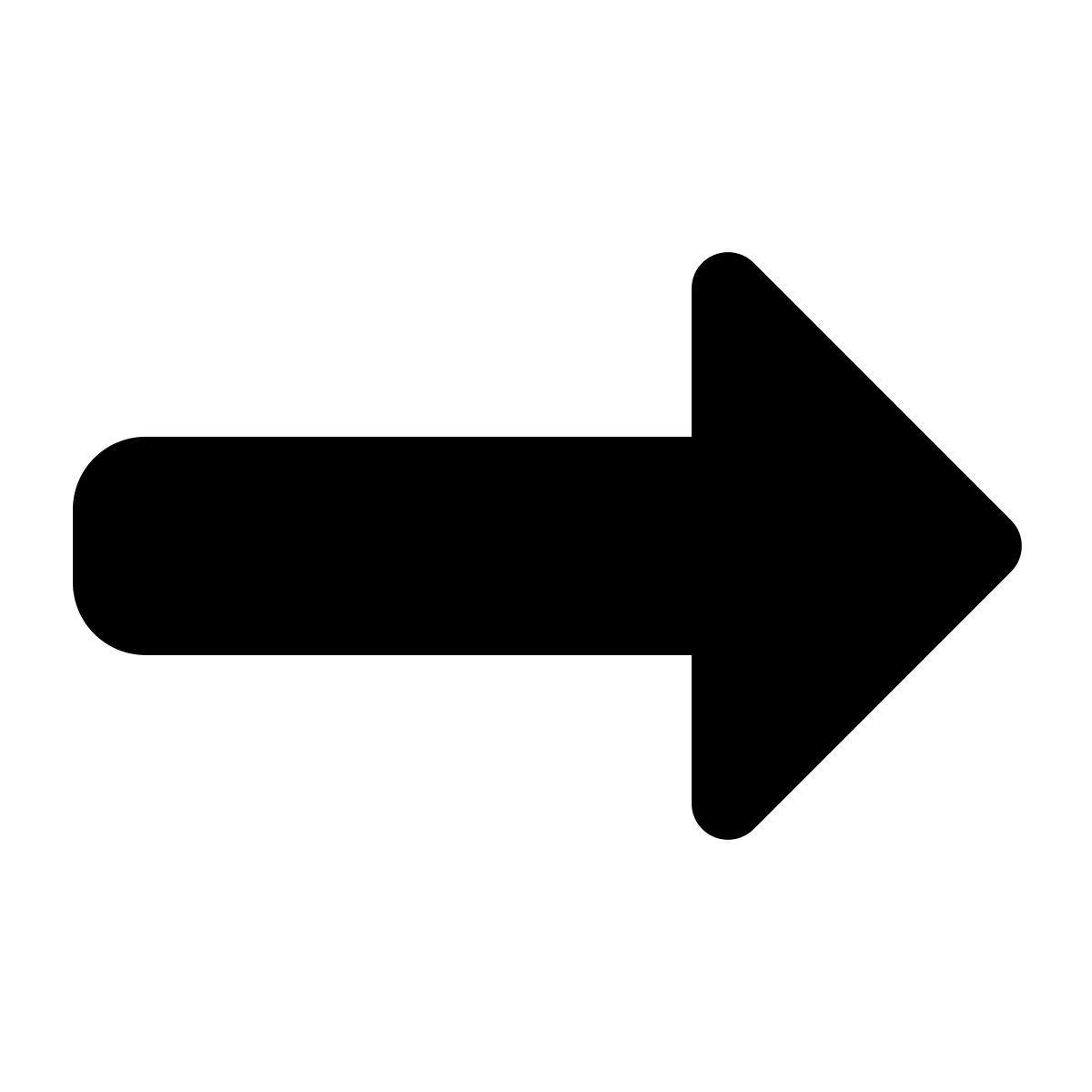 ios 17 glyph style derecha icon