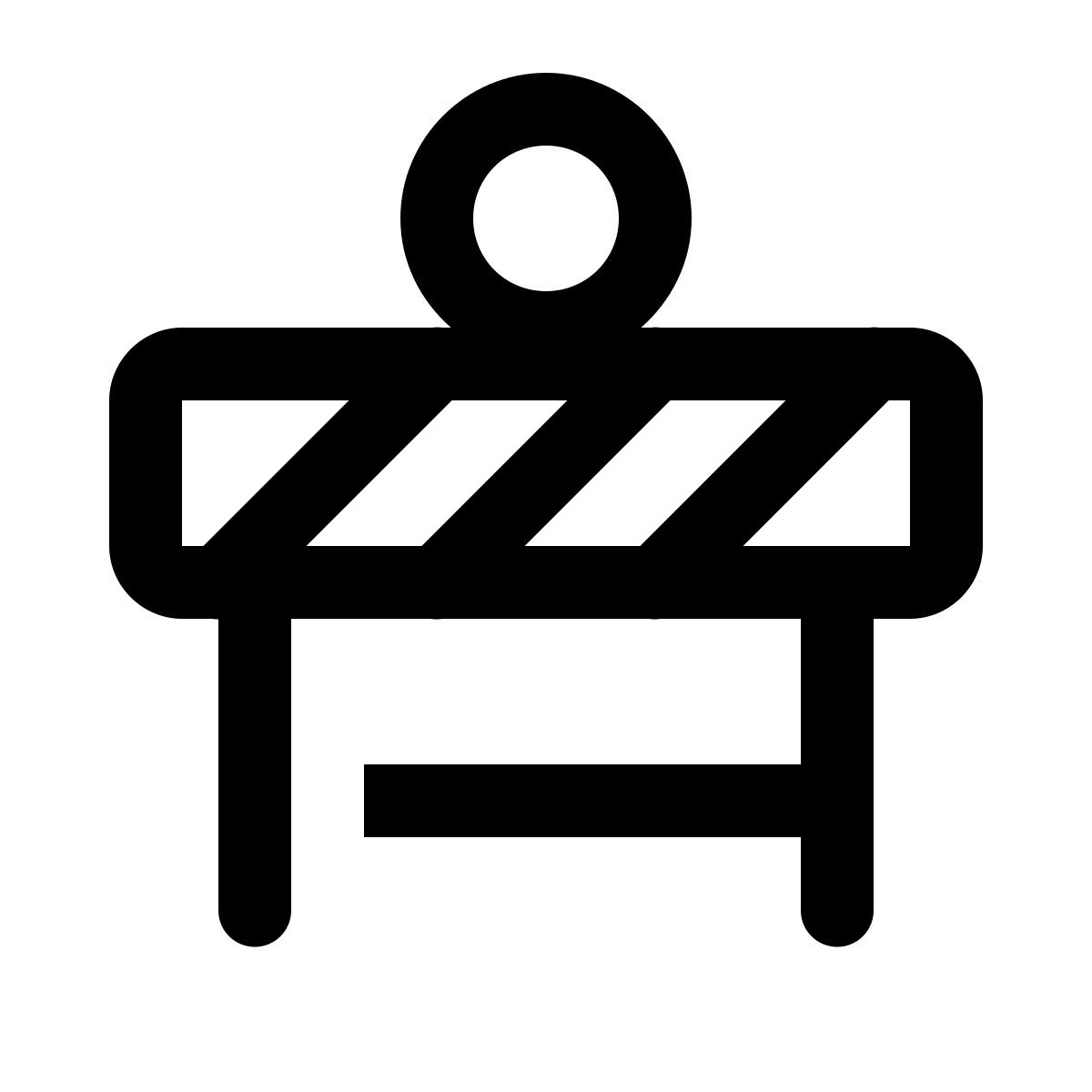 ios 17 glyph style straßensperre icon