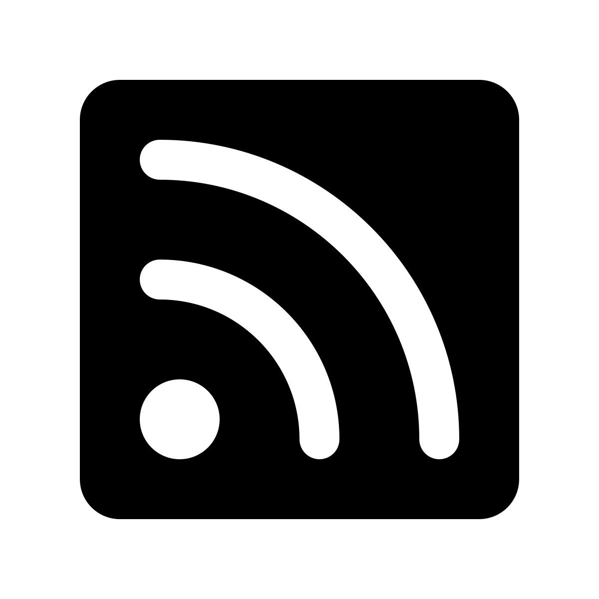 ios 17 glyph style rss icon
