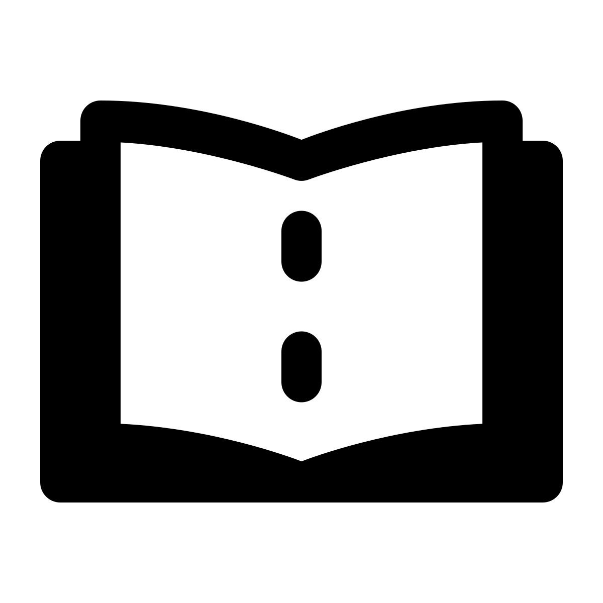 ios 17 glyph style 중철 소책자 icon