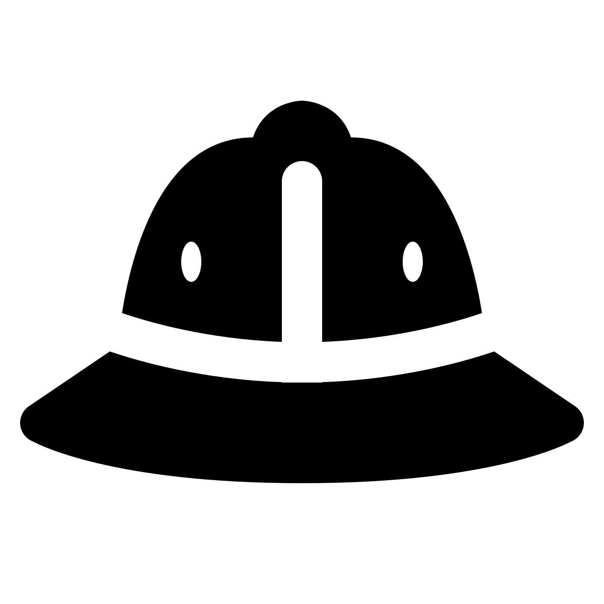 ios 17 glyph style hat icon