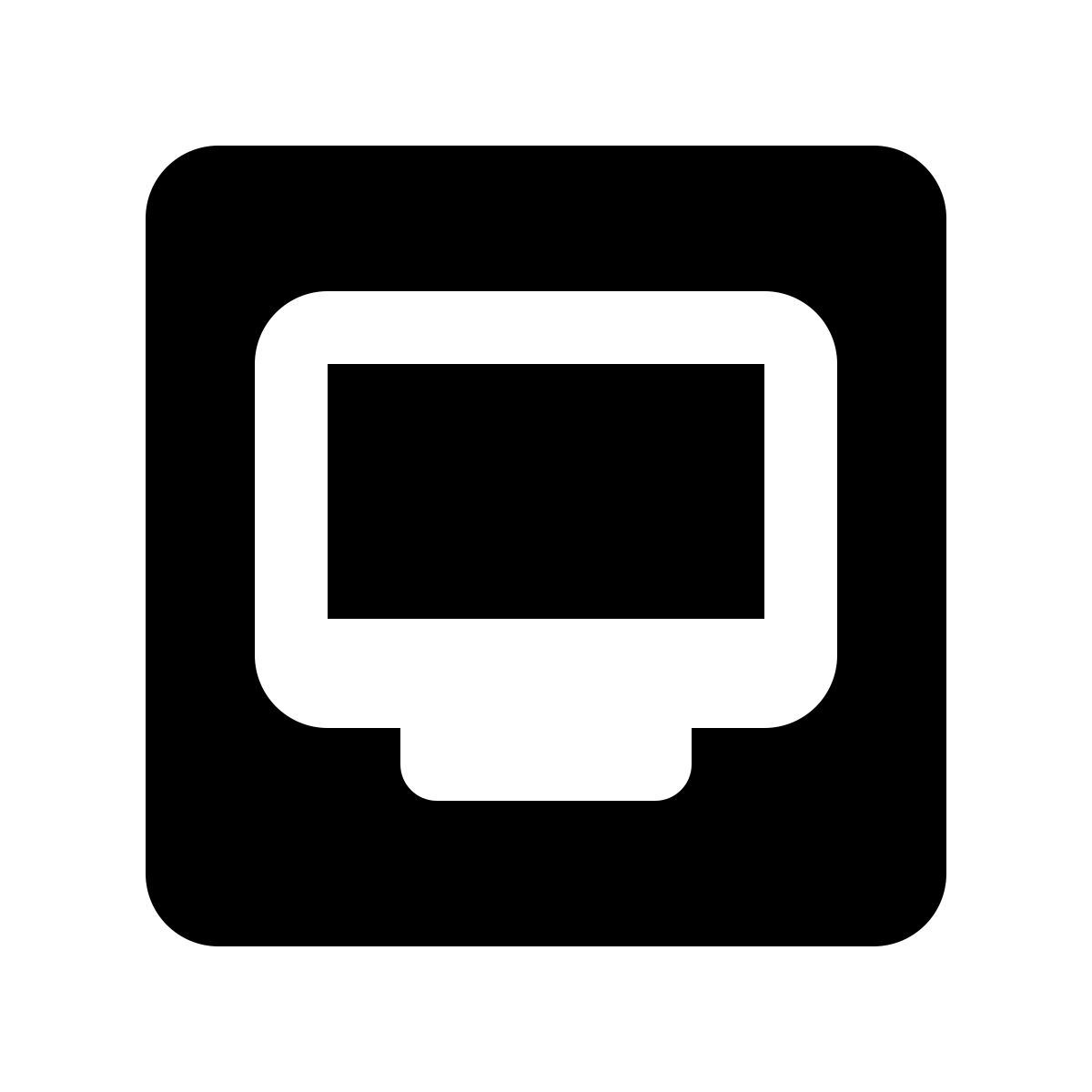 ios 17 glyph style sandbox icon