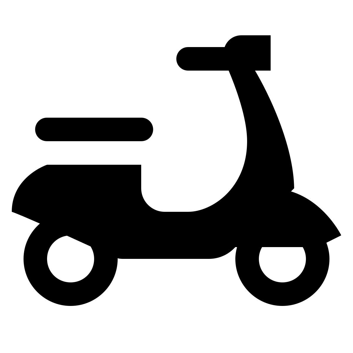 ios 17 glyph style 电动车 icon