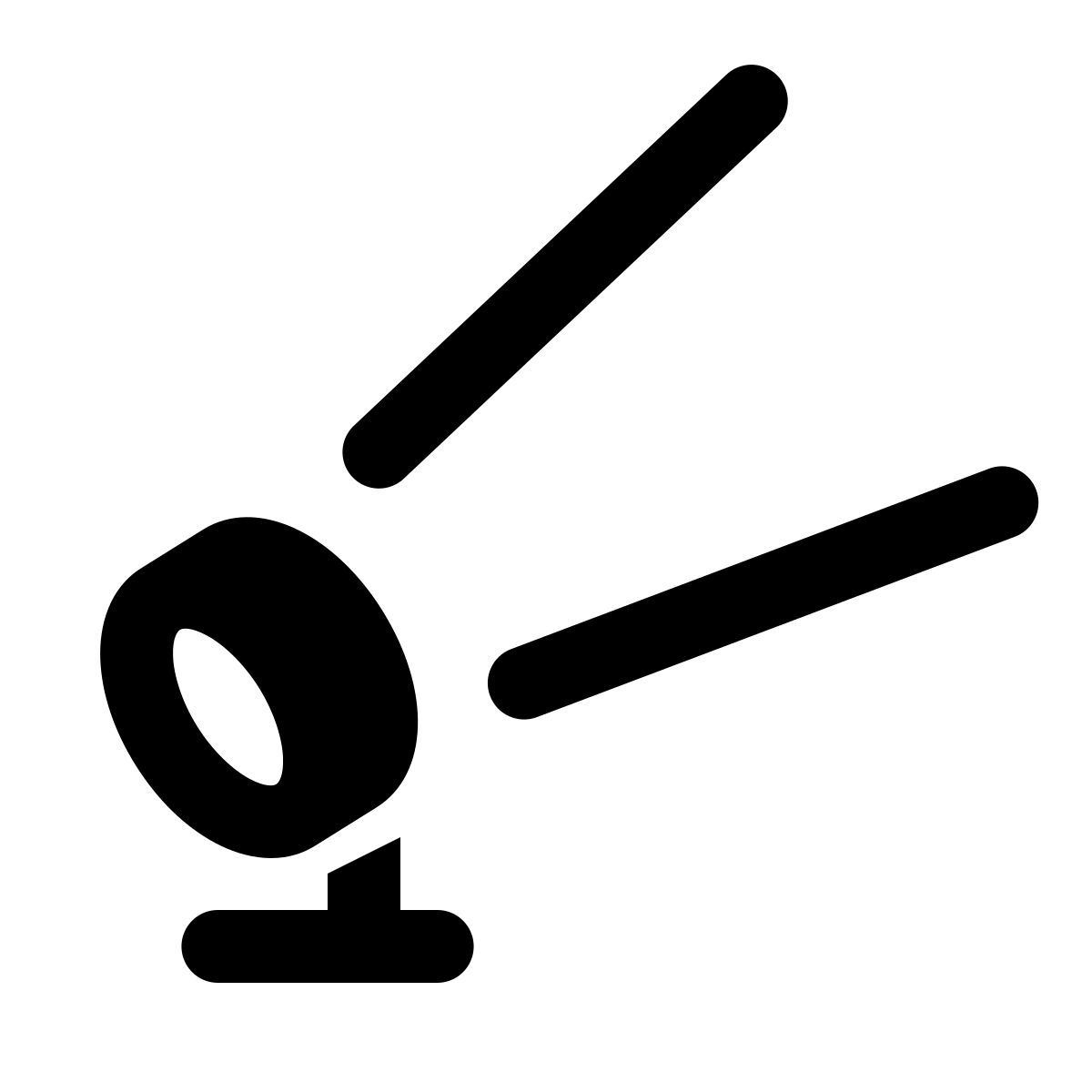 ios 17 glyph style searchlight icon