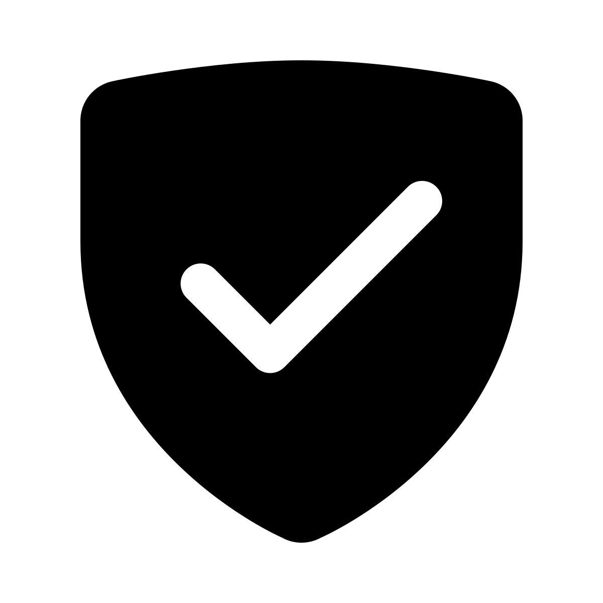 ios 17 glyph style seguridad comprobado icon