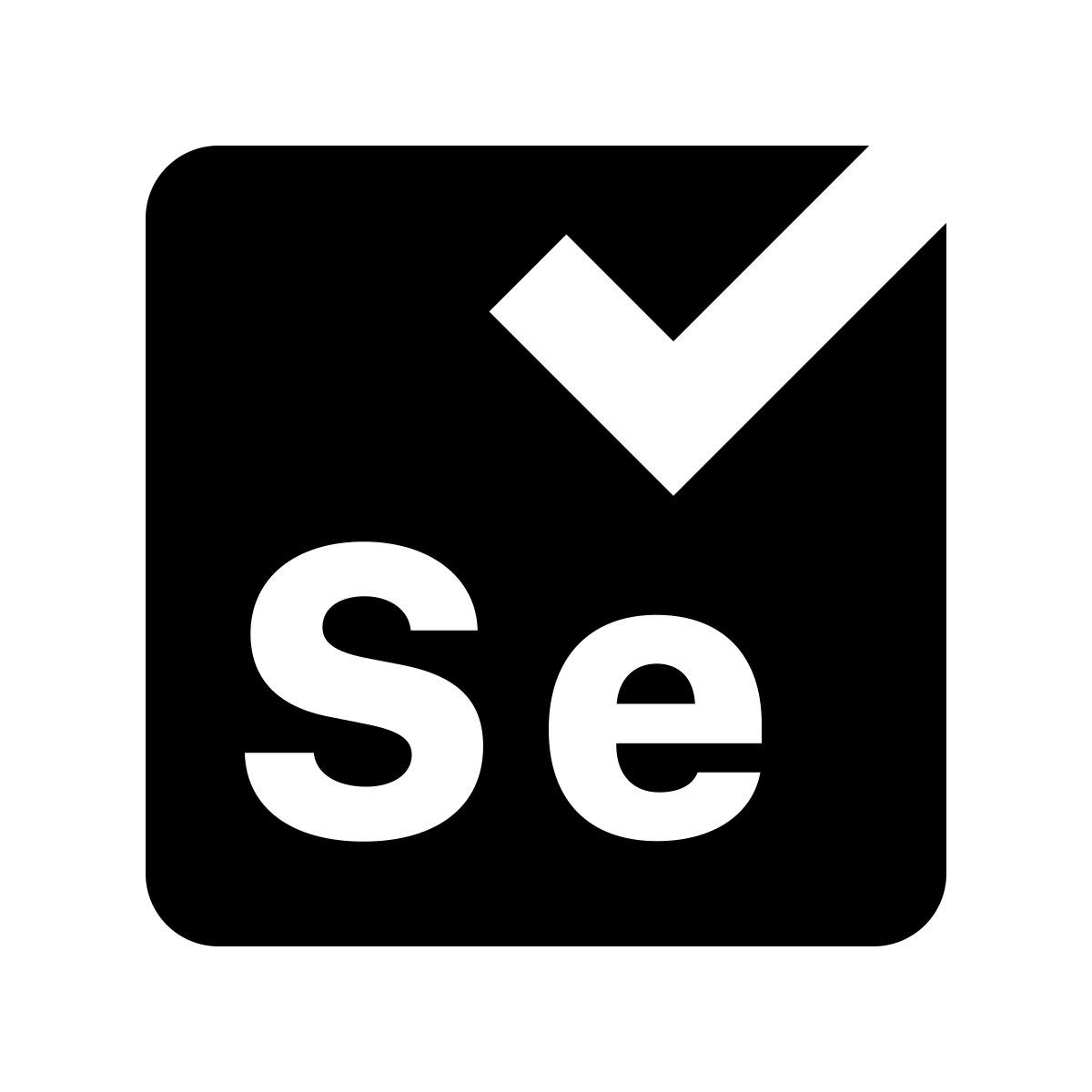ios 17 glyph style automatización de pruebas de selenio icon