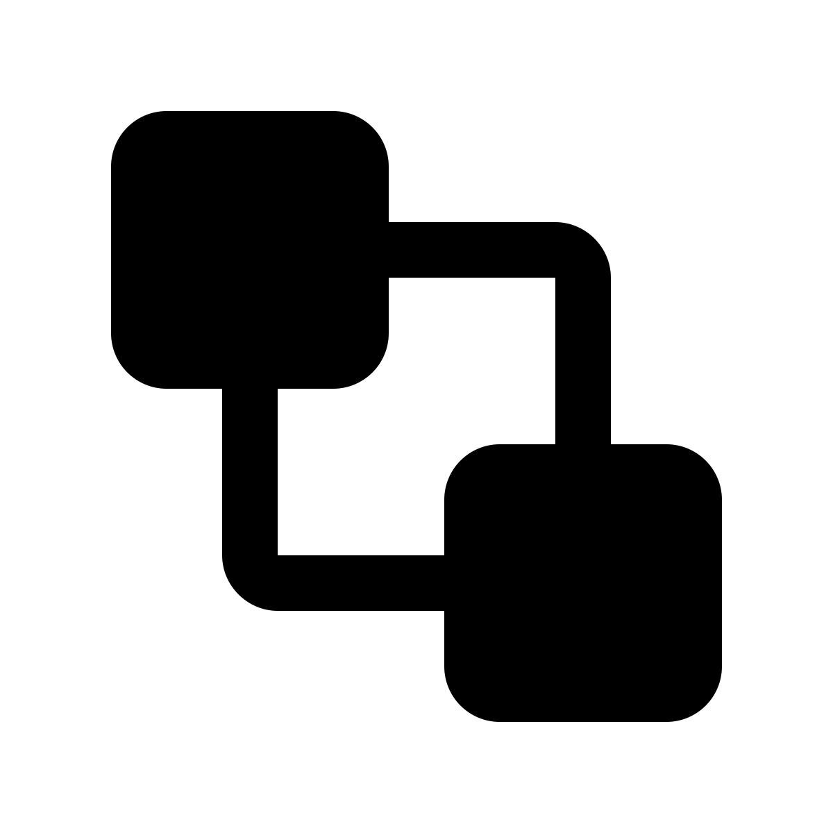 ios 17 glyph style enviar al fondo icon