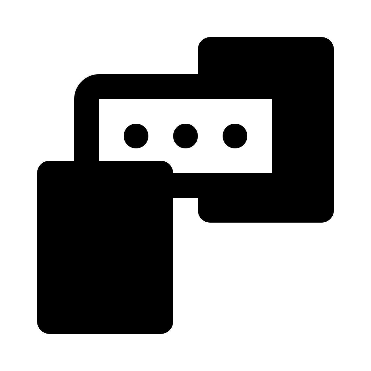 ios 17 glyph style 핵심 단어를 사용하여 분리 icon