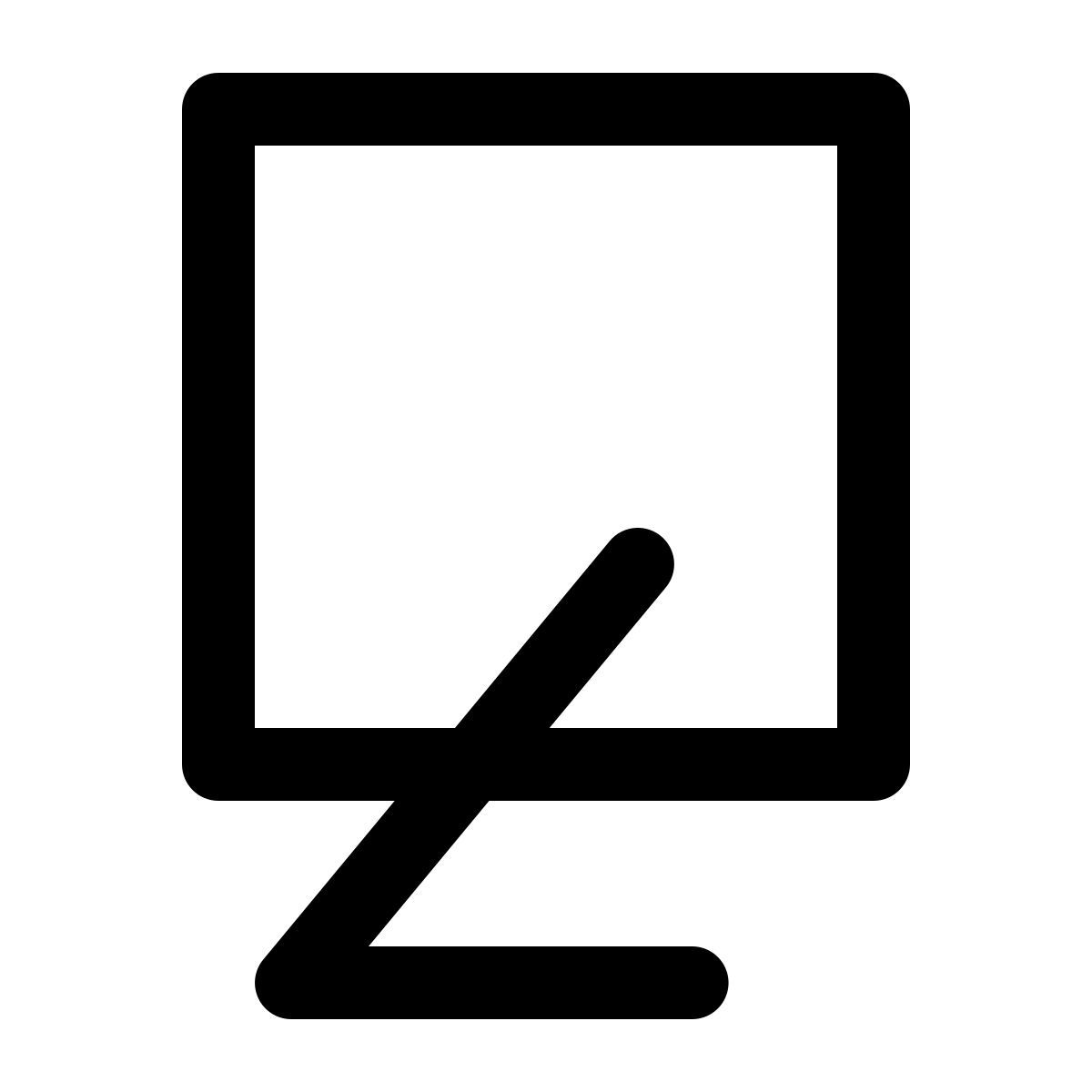 ios 17 glyph style sesquicuadrado icon