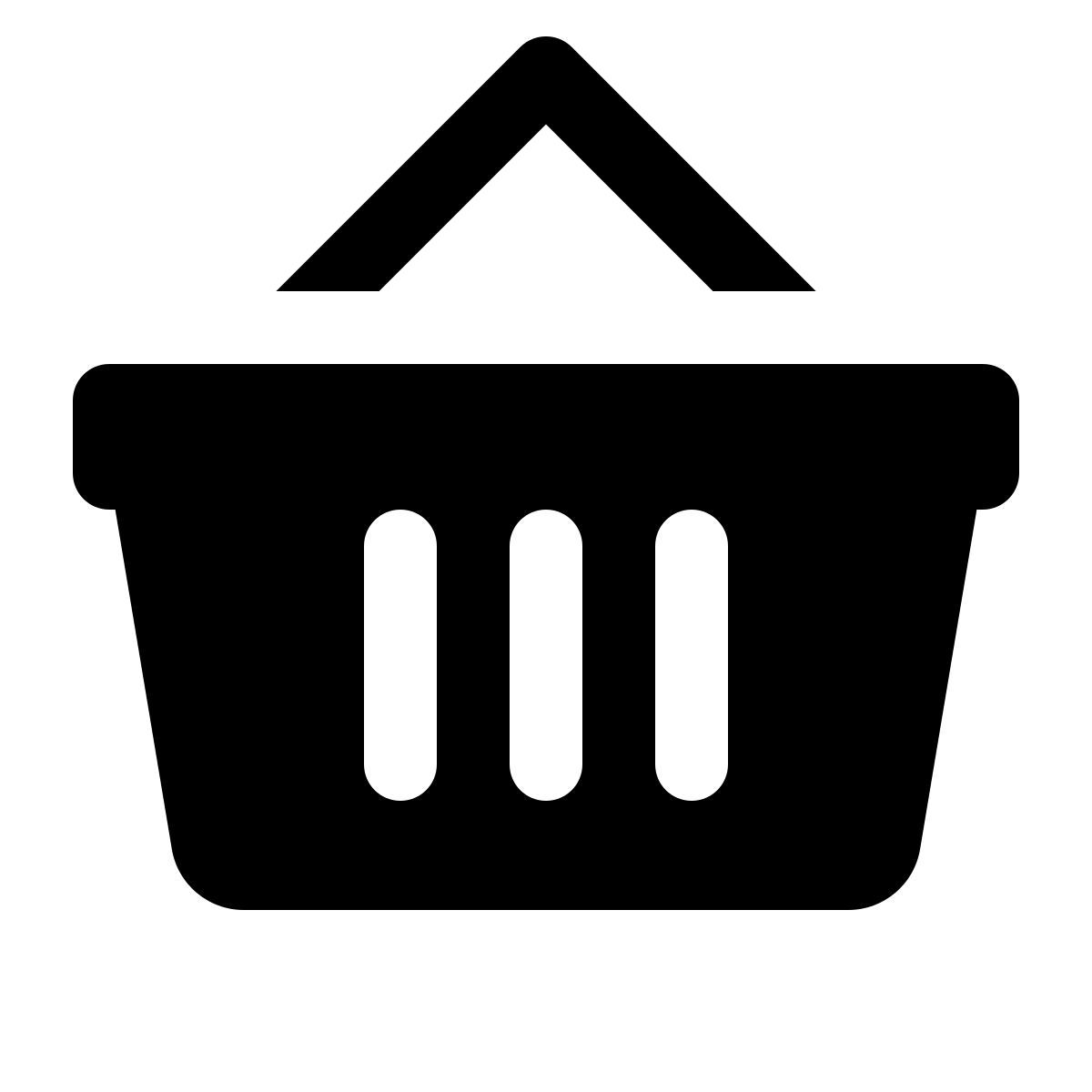 ios 17 glyph style einkaufskorb icon