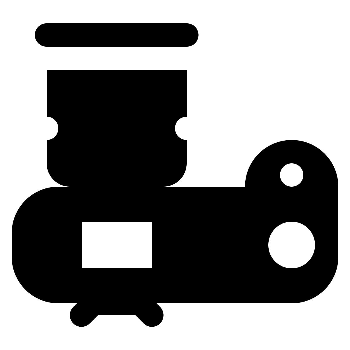 ios 17 glyph style slr lente grande icon