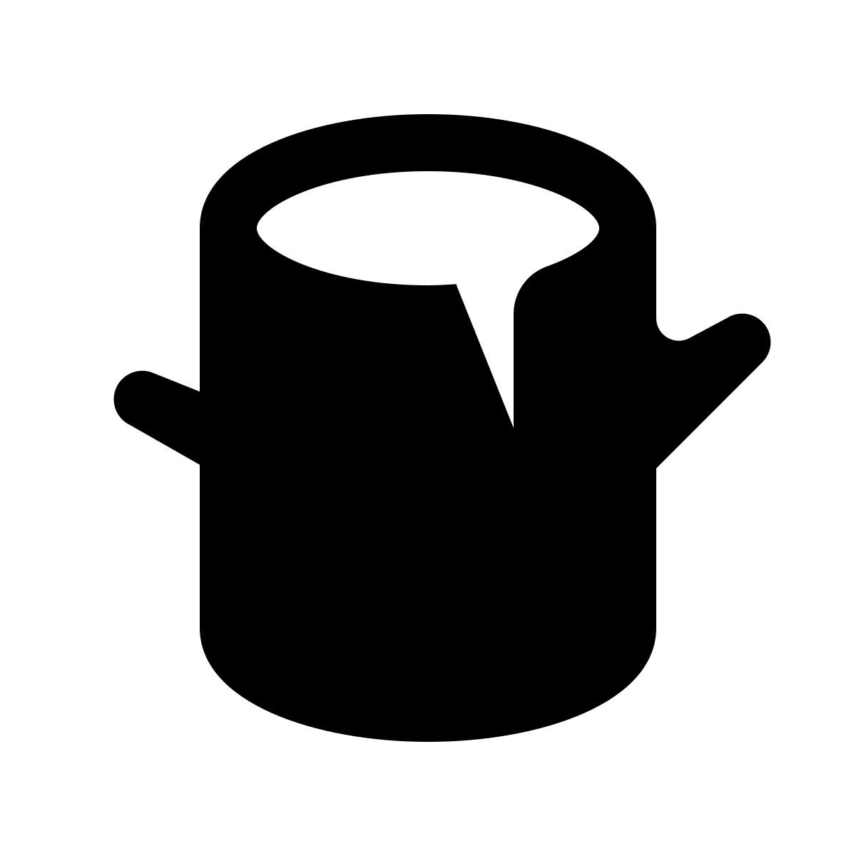 ios 17 glyph style snag icon