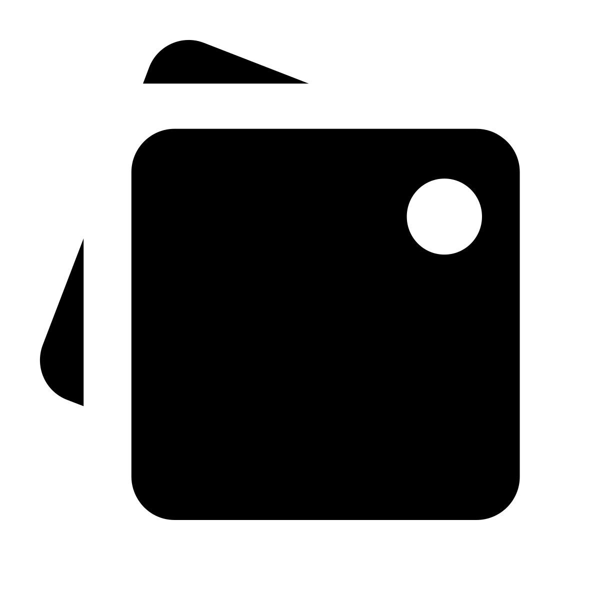 ios 17 glyph style 솔리드 페인트 icon