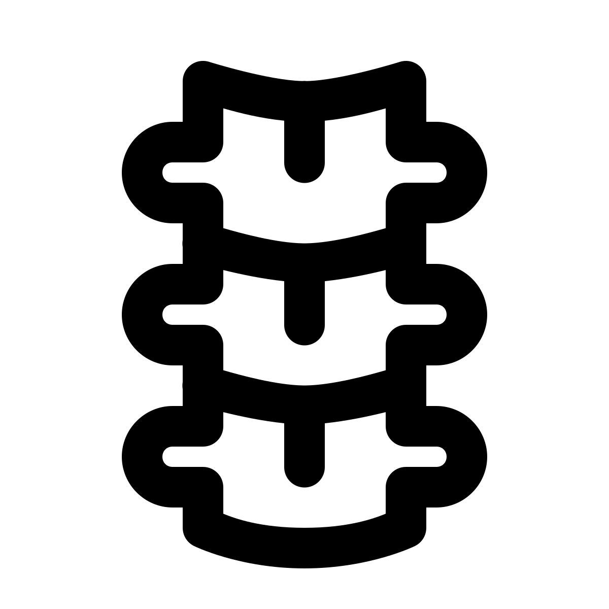 ios 17 glyph style 脊柱 icon