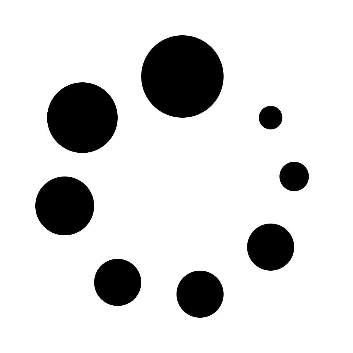 ios 17 glyph style 회 전자의 프레임 1 icon