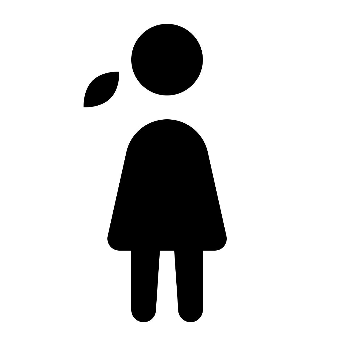 ios 17 glyph style hembra icon