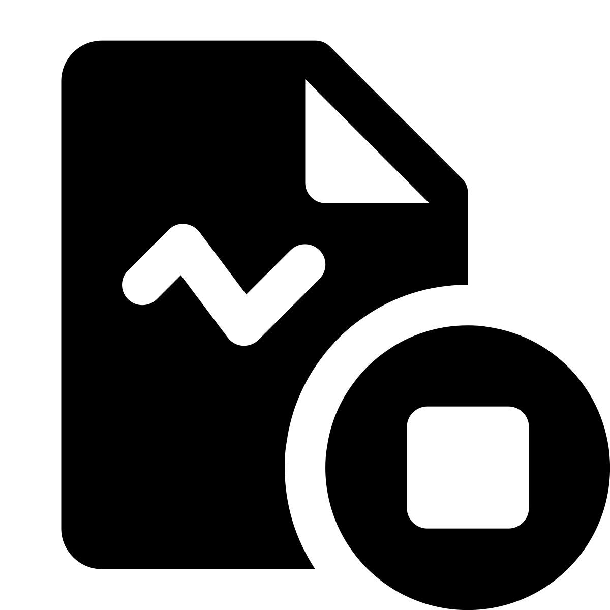 ios 17 glyph style 停止图形报表 icon