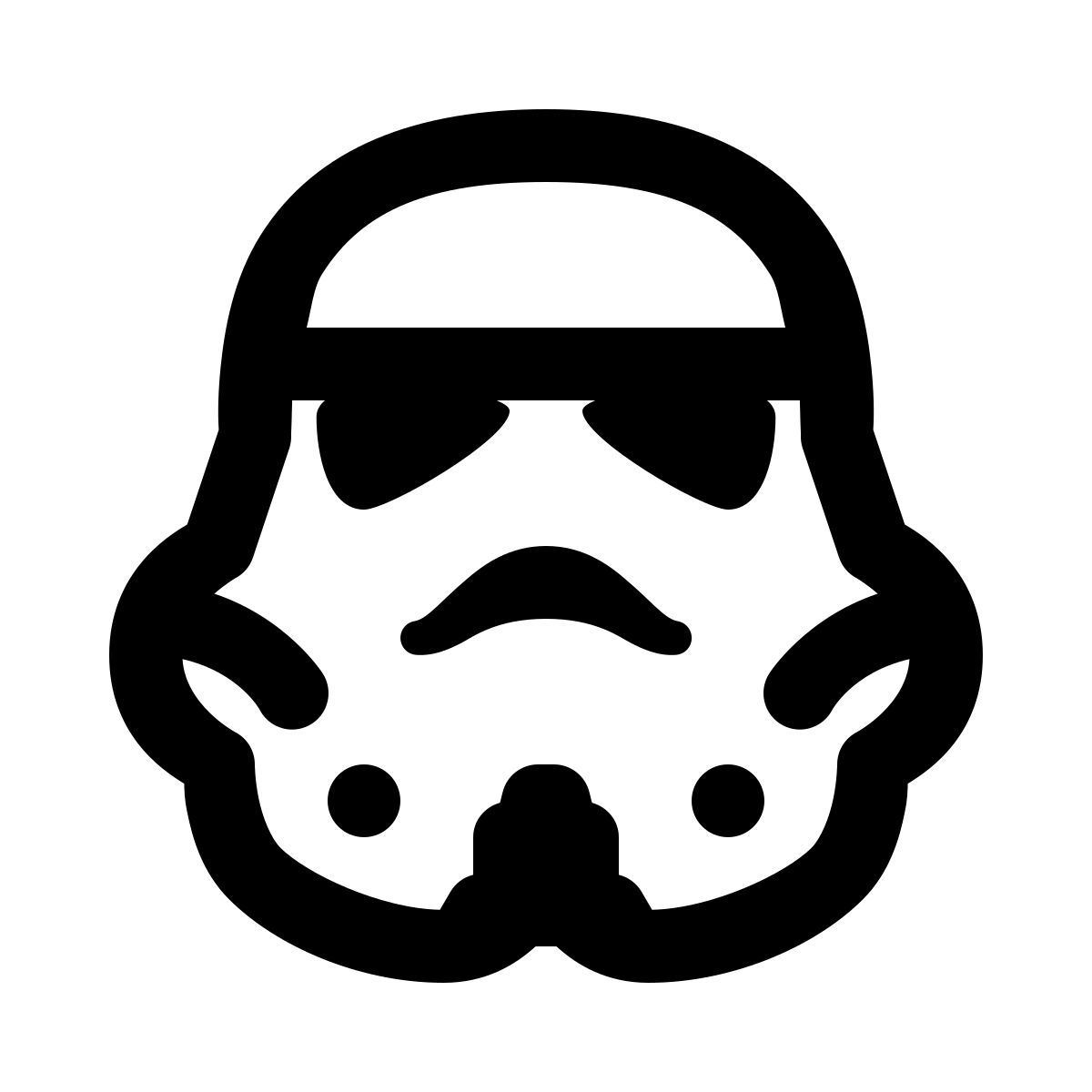 ios 17 glyph style soldado de asalto icon