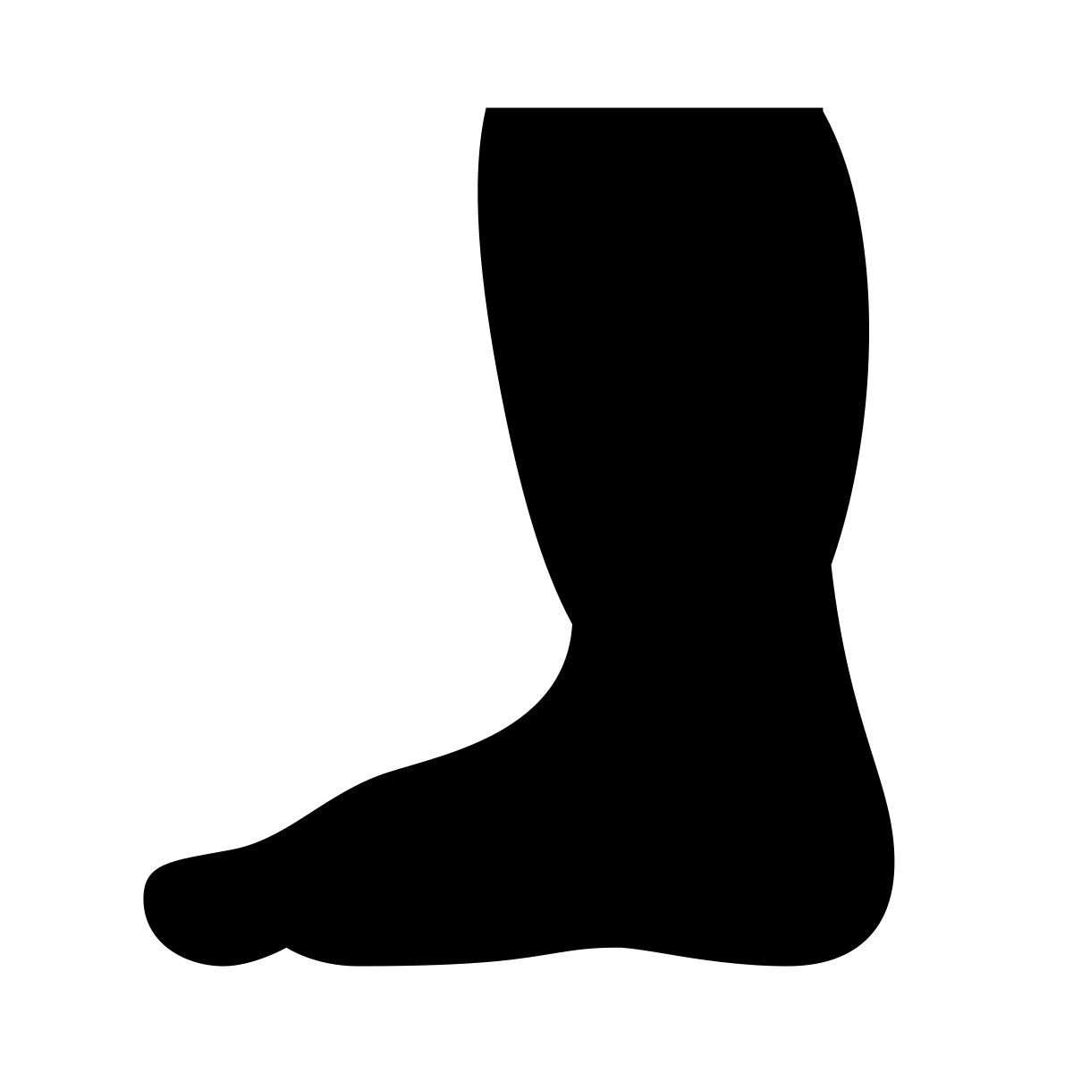 ios 17 glyph style piedi gonfi icon