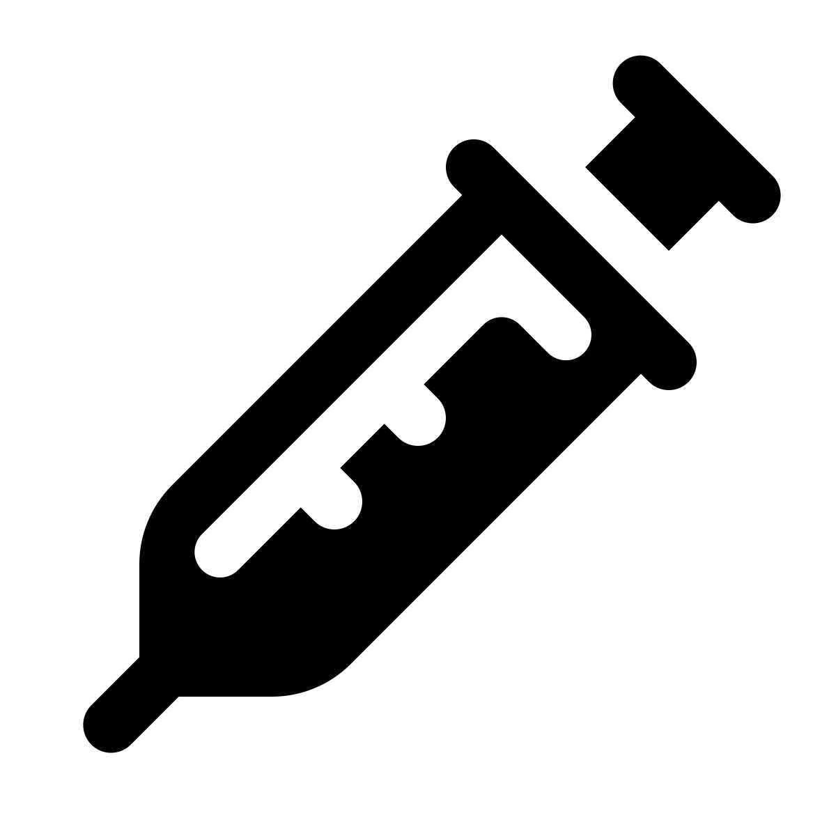 ios 17 glyph style 注射器 icon