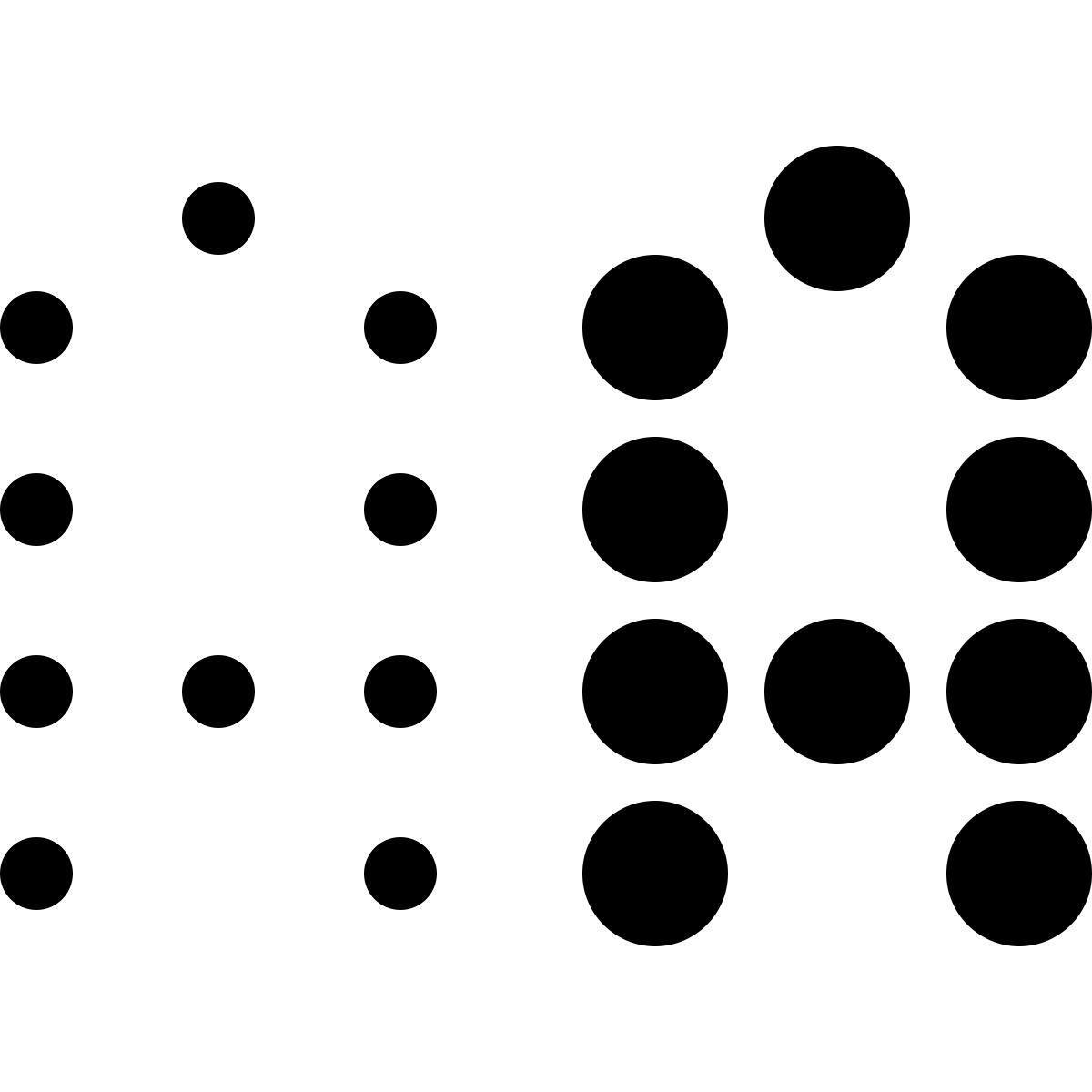 ios 17 glyph style espesar texto icon