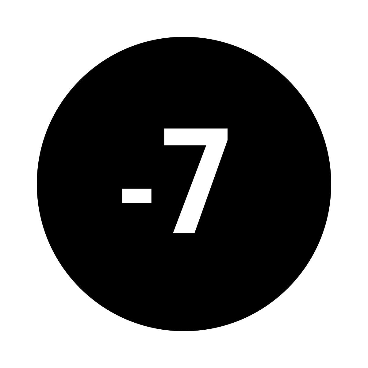 ios 17 glyph style 时区 7 icon