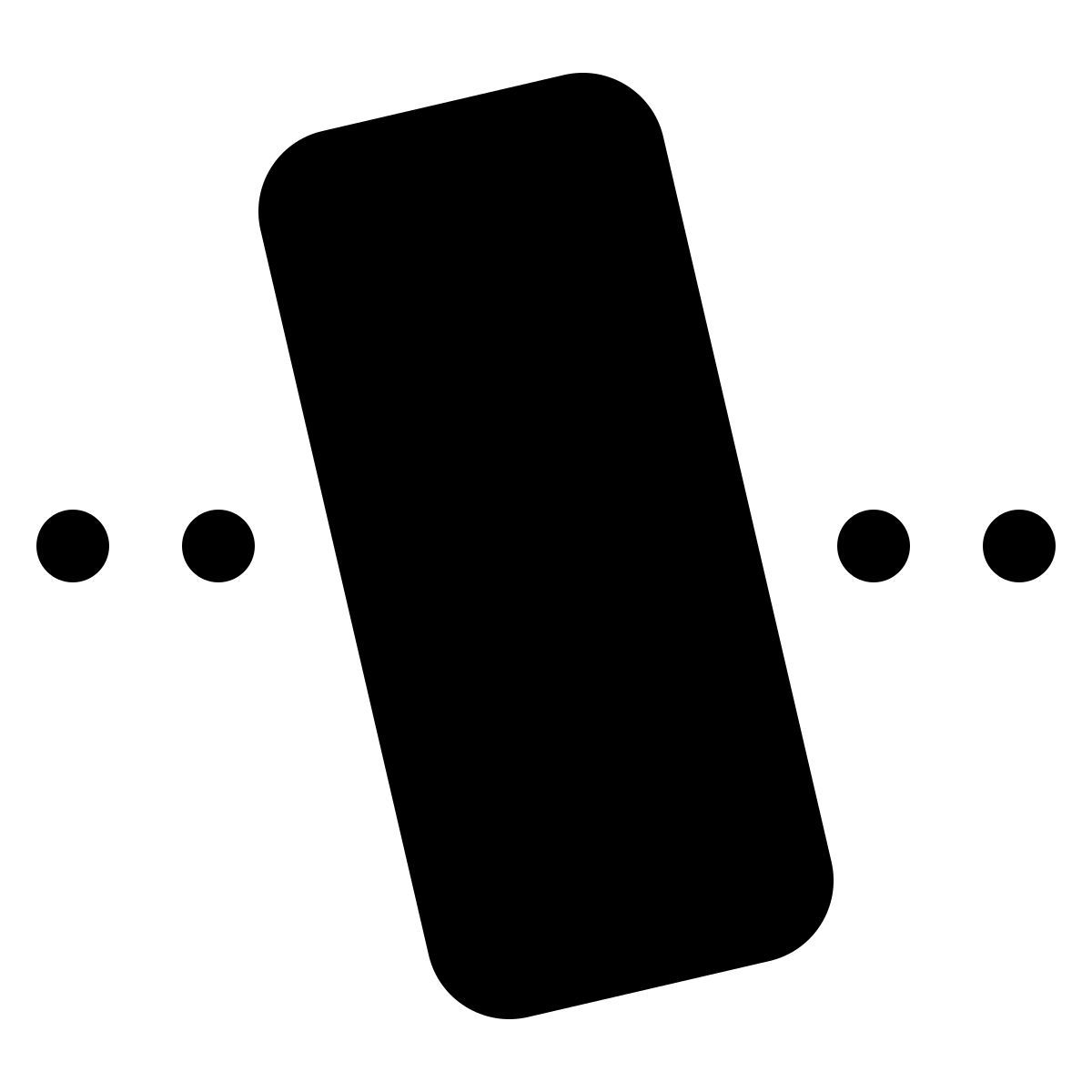 ios 17 glyph style 轮胎摇晃 icon