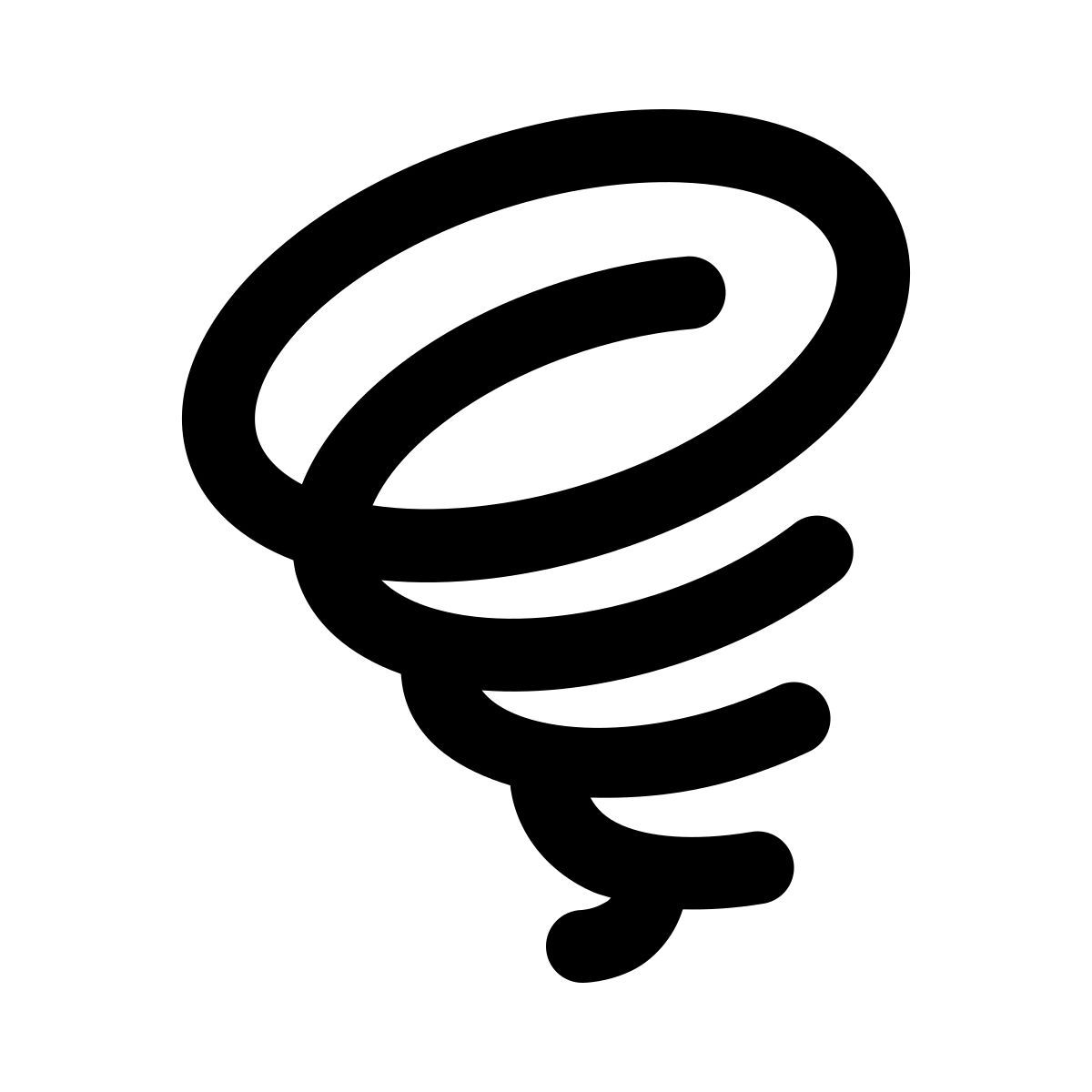 ios 17 glyph style tornado icon
