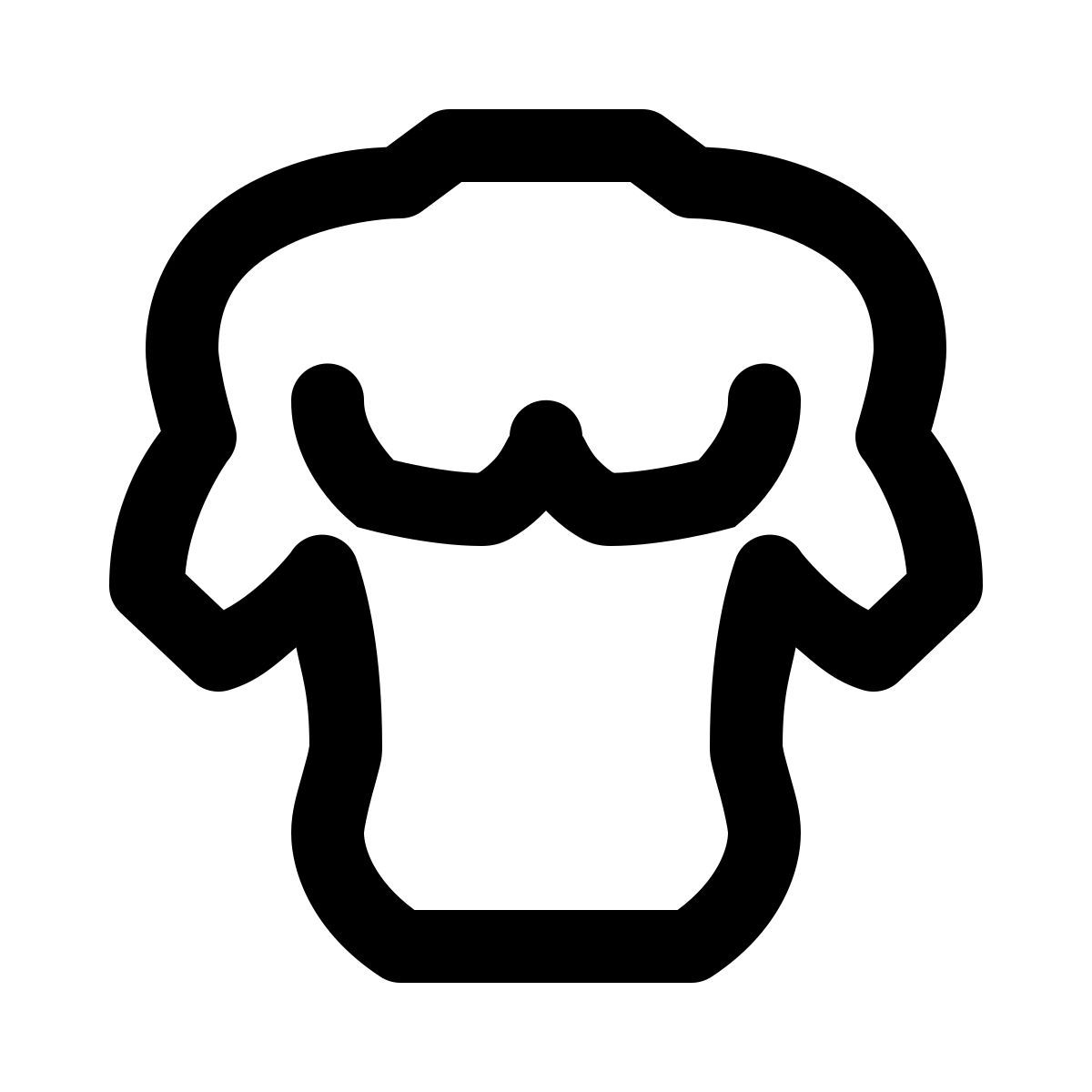ios 17 glyph style torso icon