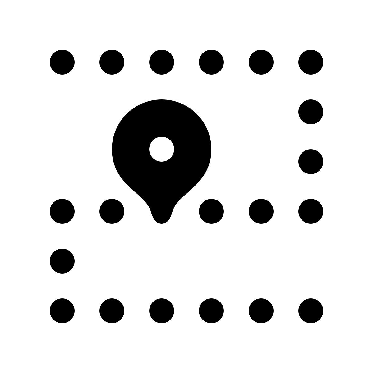 ios 17 glyph style suivre la commande icon