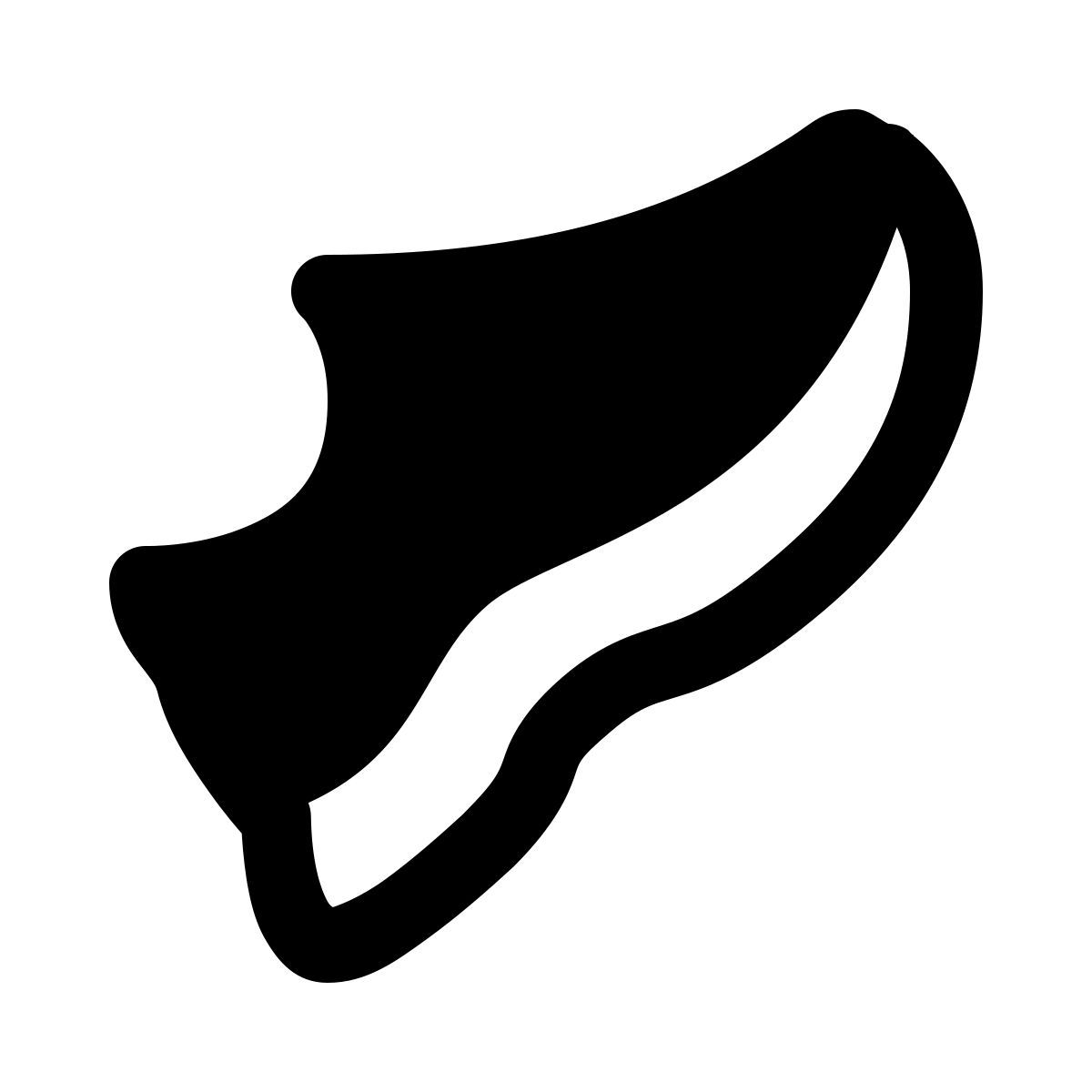 ios 17 glyph style zapatillas icon