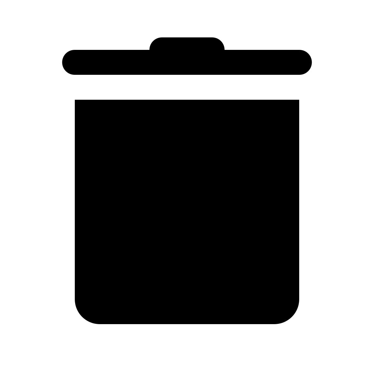 ios 17 glyph style 垃圾 icon