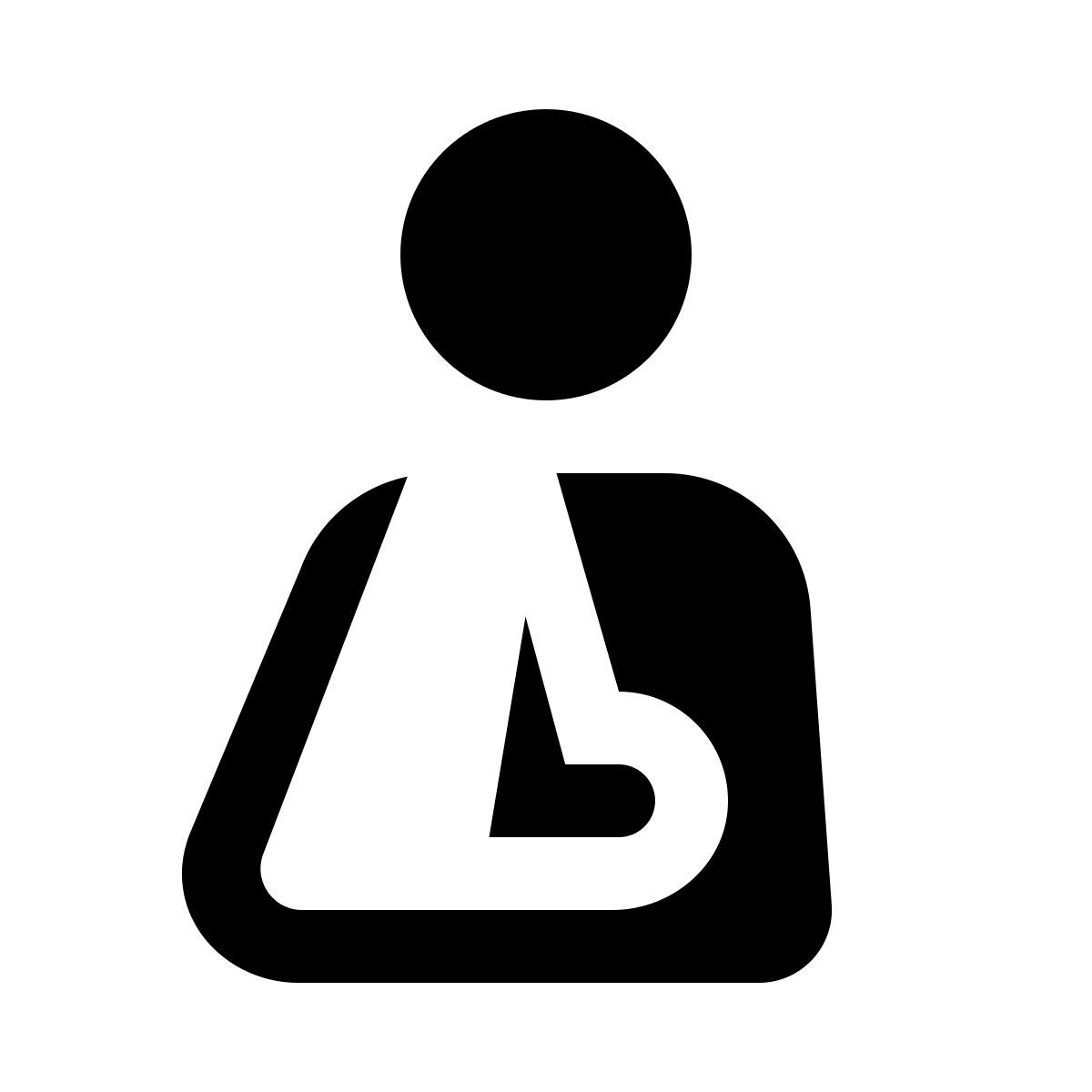 ios 17 glyph style sick icon