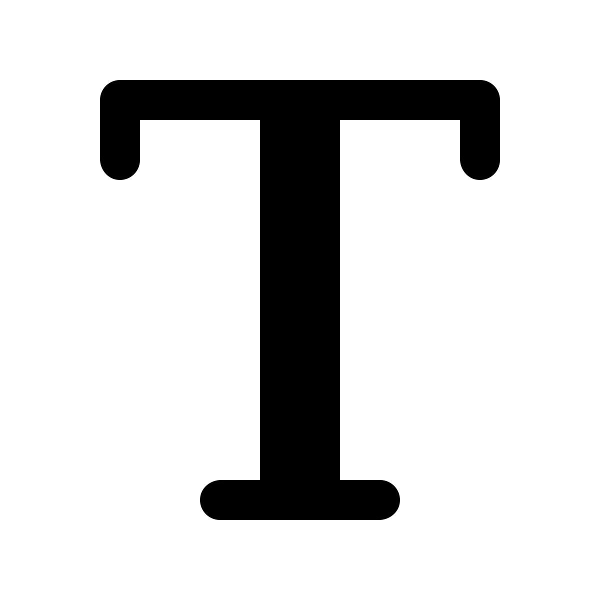 ios 17 glyph style tipo icon