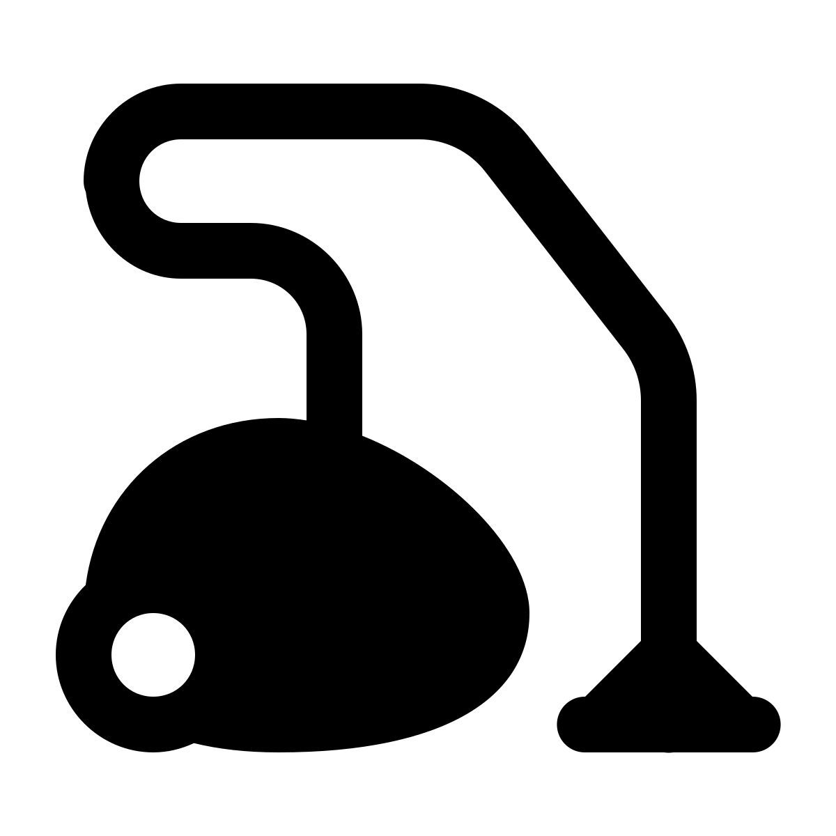 ios 17 glyph style aspiradora icon