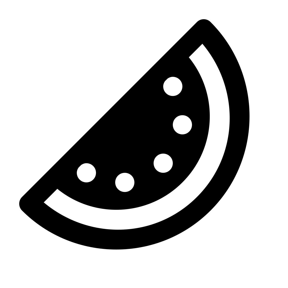 ios 17 glyph style sandía icon