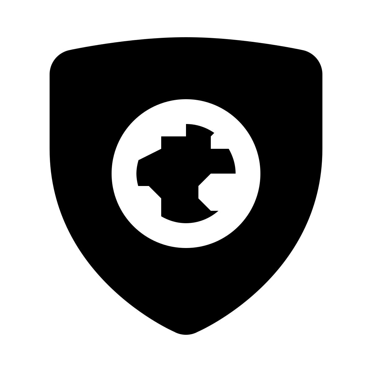 ios 17 glyph style escudo web icon