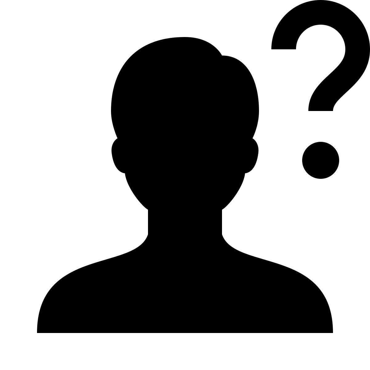 ios 17 glyph style ¿por qué somos hombre icon