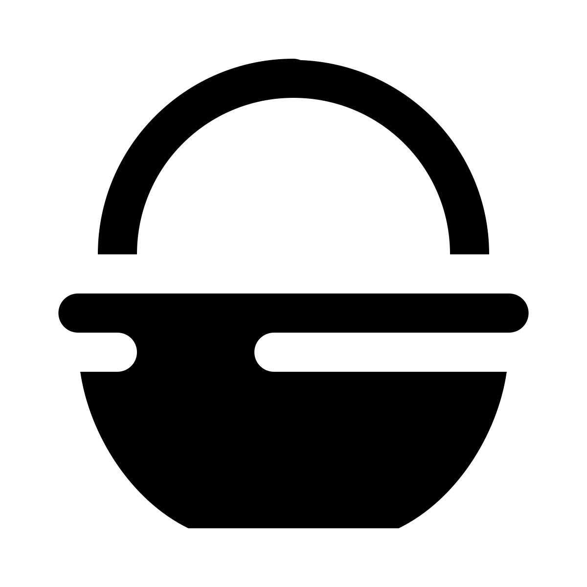 ios 17 glyph style wicker basket icon