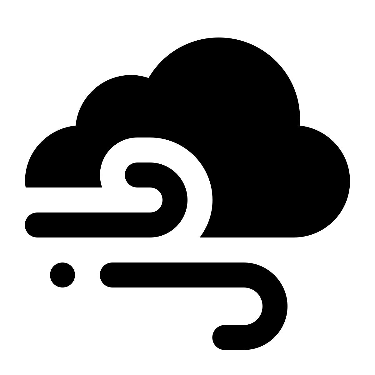 ios 17 glyph style clima ventoso icon