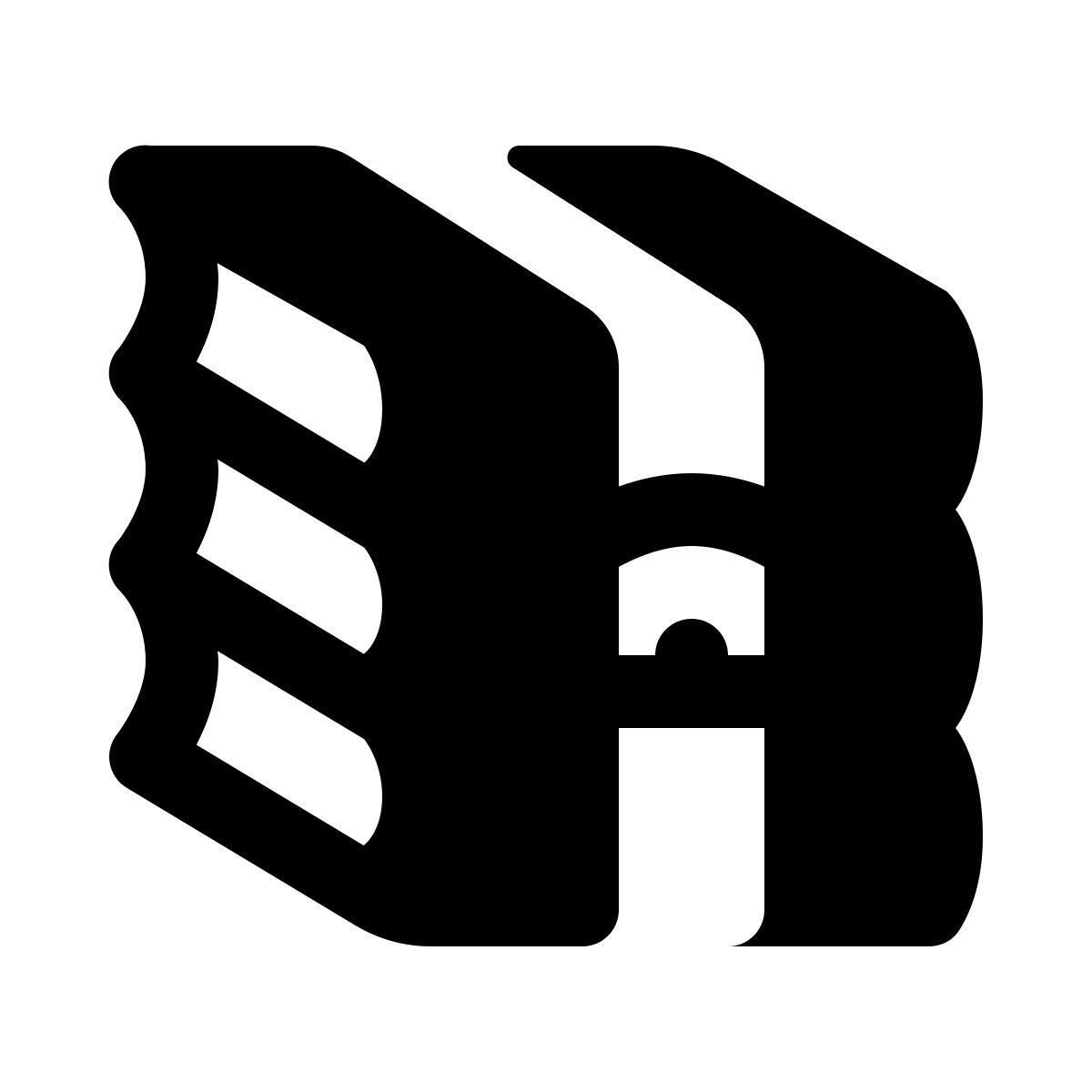 ios 17 glyph style código postal icon