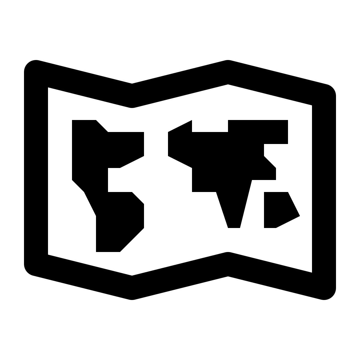 ios 17 glyph style 세계지도 icon