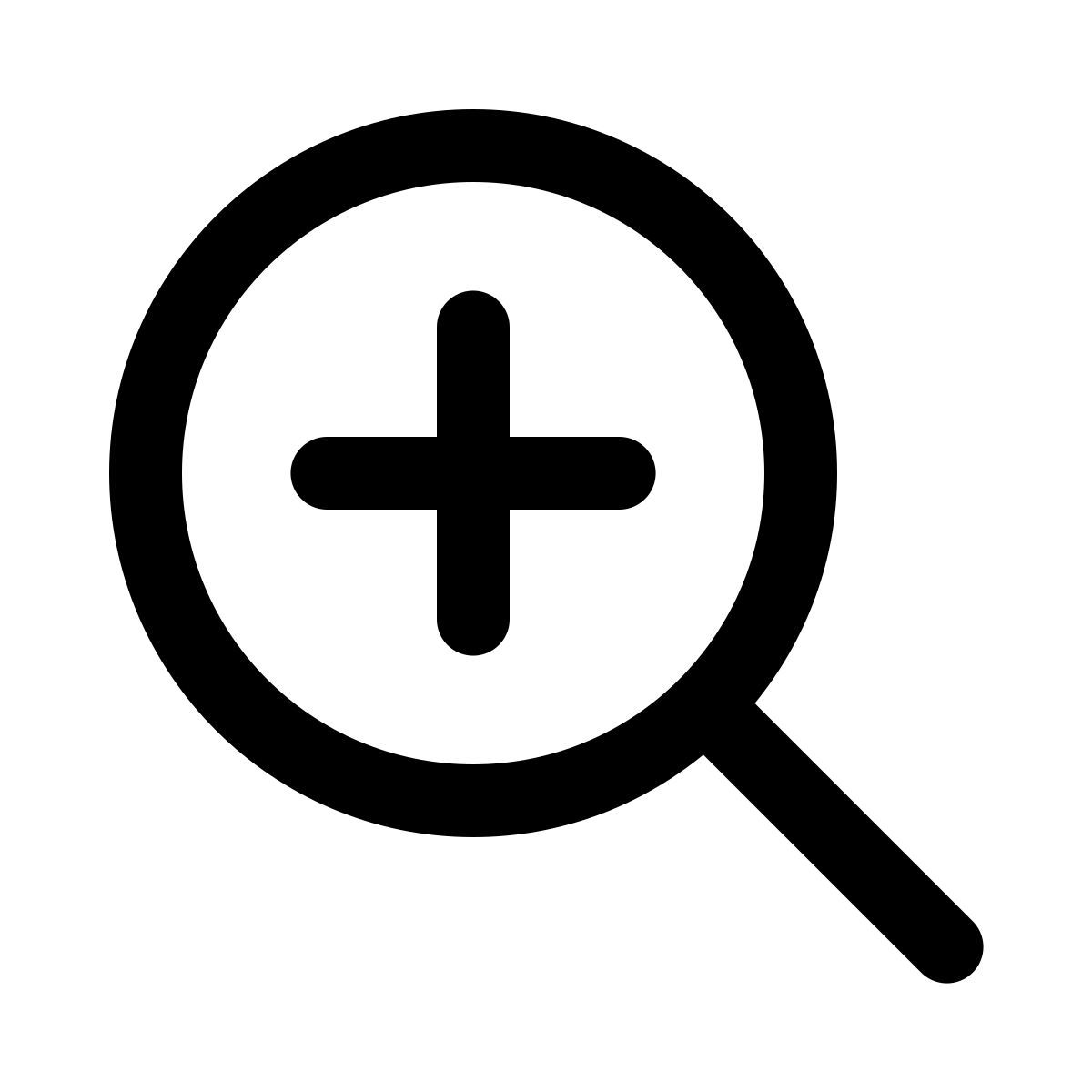 ios 17 glyph style hineinzoomen icon