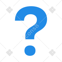 Question Mark Icon Blue