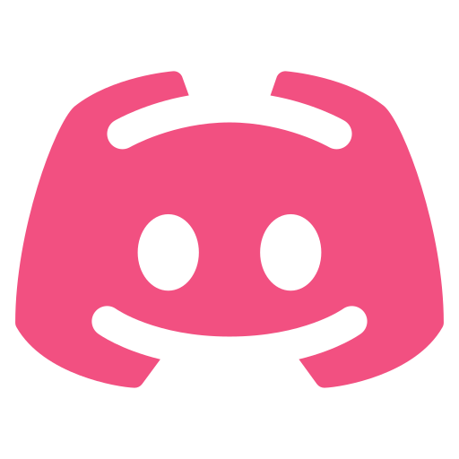 Pink Discord Logo Icons for Your Community