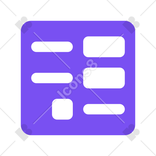 Purple Free Form Icon