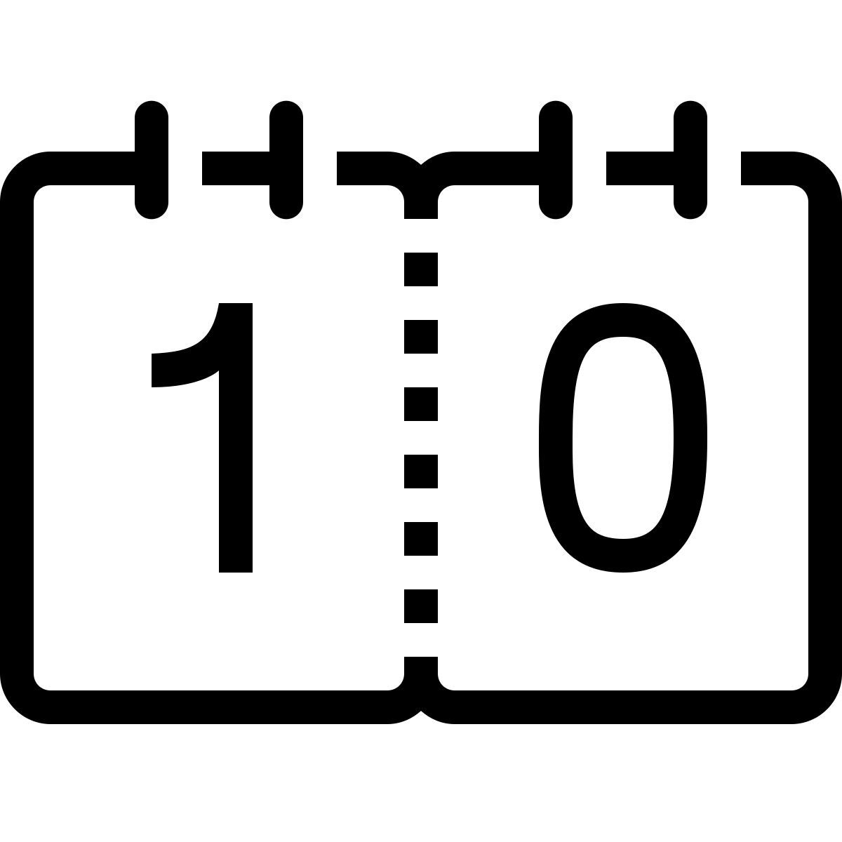 ios 17 outlined style 스코어 보드 icon